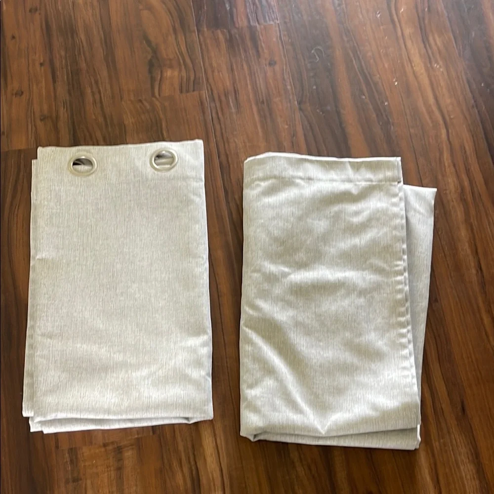 Cream Grommet Blackout Curtains